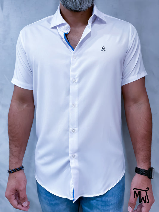 Camisa Manga Corta - "White"