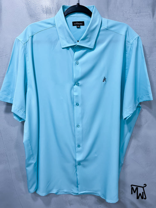 Camisa Manga Corta - "AQUA"