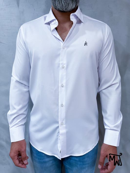 Camisa Manga Larga - White