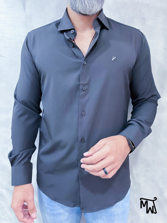 Camisa Manga Larga - Black